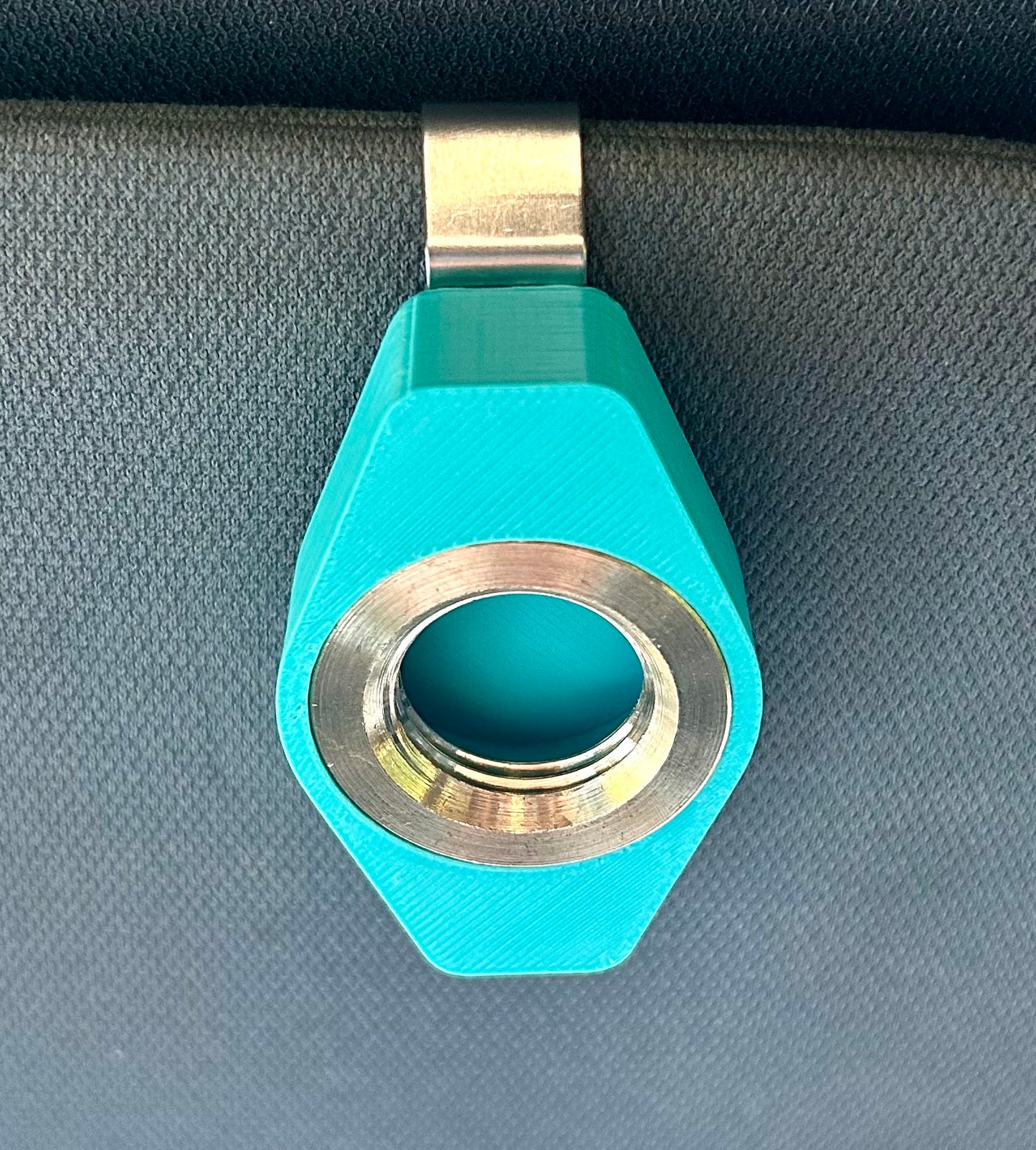 Teal PluggPal Boat Drain Plug Visor Clip