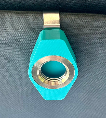 Teal PluggPal Boat Drain Plug Visor Clip
