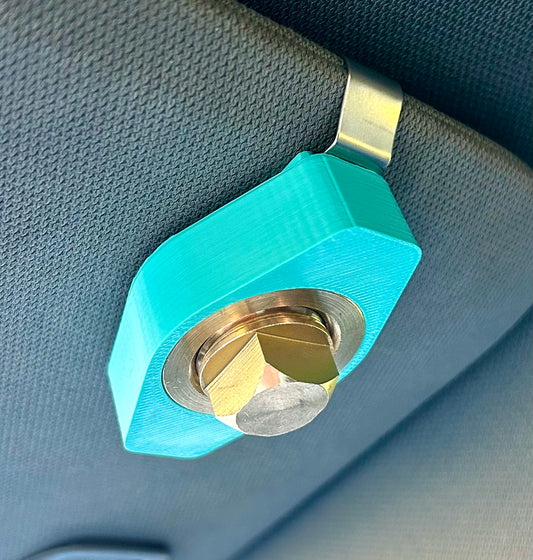 Teal PluggPal Boat Drain Plug Visor Clip