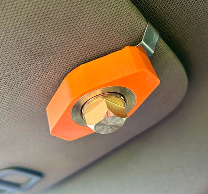 Orange PluggPal Drain Plug Visor Clip